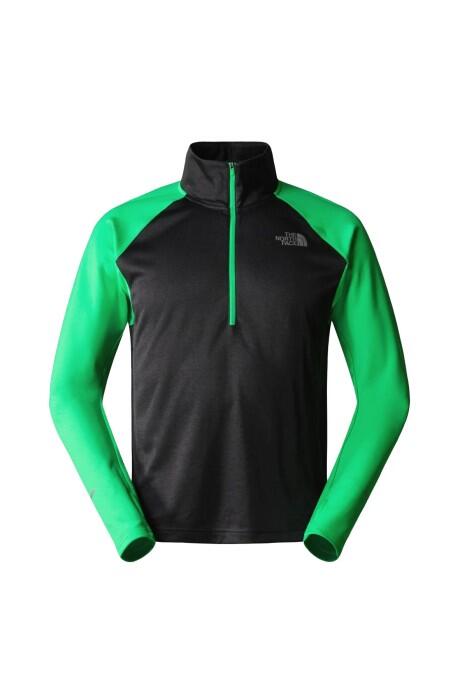 1-4 Zip Run Fleece Erkek Yarım Fermuarlı SweatShirt - NF0A7SXP Asfalt Gri