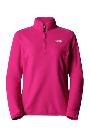 100 Glacıer 1/4 Zıp - Eu Kadın Polar SweatShirt - NF0A5IHN Fuşya - The North Face