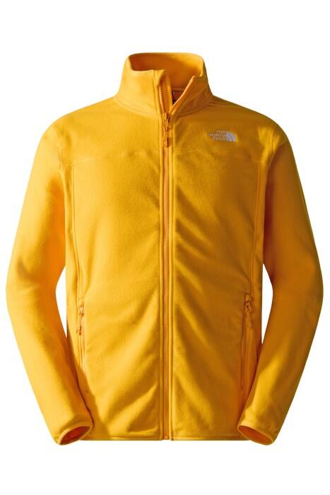 The North Face - 100 Glacıer Full Zıp Erkek Polar - NF0A855X Altın Sarı