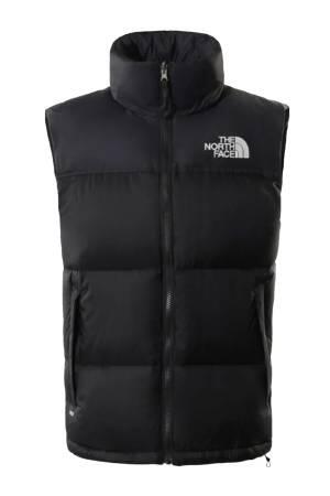 1996 Retro Nuptse Vest Erkek Yelek - NF0A3JQQ Mat Siyah - Thumbnail