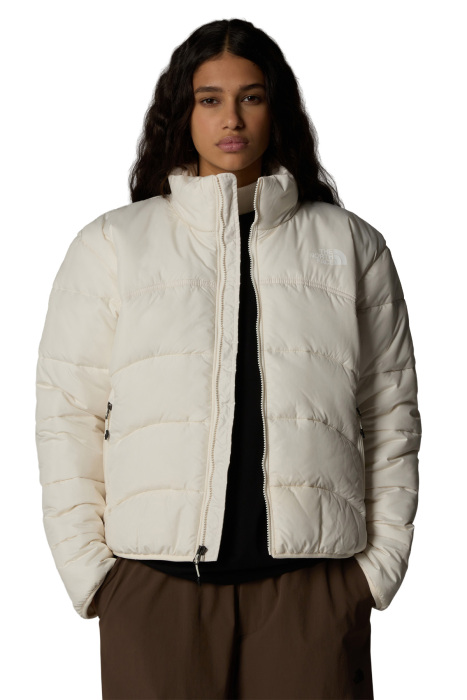2003 Synthetic Puffer Kadın Şişme Mont - NF0A7URF Krem - 4