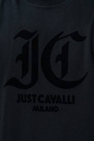 76PM601 R Just Cavalli Mi Erkek T-Shirt - 76OAHC15 Siyah - Thumbnail