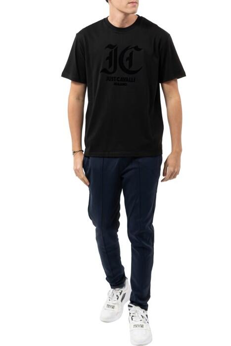 76PM601 R Just Cavalli Mi Erkek T-Shirt - 76OAHC15 Siyah