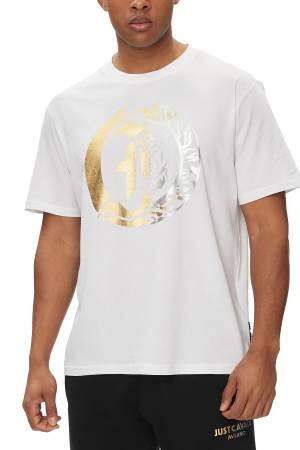 76PM601 R Tiger Mix JC Foil Erkek T-Shirt - 76OAHG05 Beyaz - Thumbnail