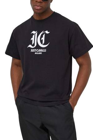 76PM631 O JC Gothic Erkek T-Shirt - 76OAHG00 Siyah - Thumbnail