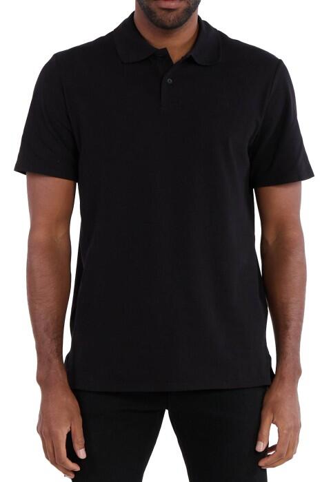 Just Cavalli - 76PM650 S Just Cavalli Logo Erkek Polo T-Shirt - 76OAGG16 Siyah