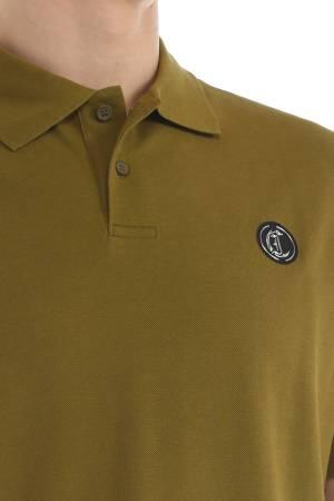 76PM655 R Gothic Patch Erkek Polo T-Shirt - 76OAGG23 Haki - Thumbnail