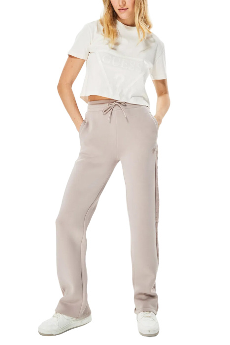 Adele Kadın Crop T-Shirt - V2YI06K8HM0 Krem - 3