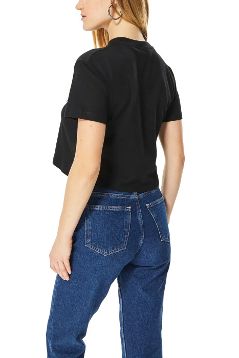 Adele Kadın Crop T-Shirt - V2YI06K8HM0 Siyah - 2