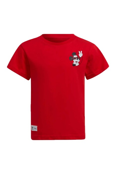 Adidas Çocuk T-Shirt - HC1911 Kırmızı - 1