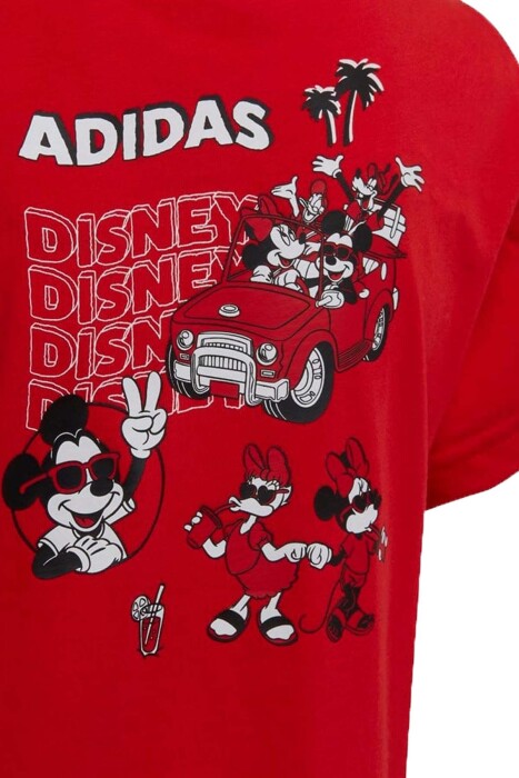 Adidas Çocuk T-Shirt - HC1911 Kırmızı - 3