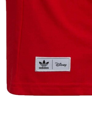 Adidas Çocuk T-Shirt - HC1911 Kırmızı - 5