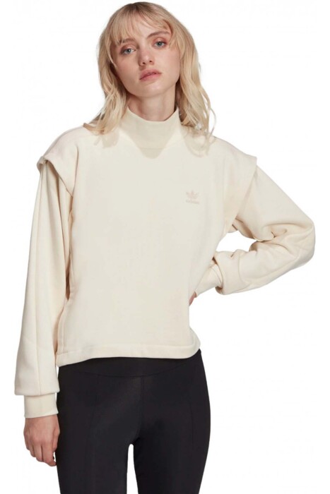 Adidas Kadın SweatShirt - HC2011 Krem - 1