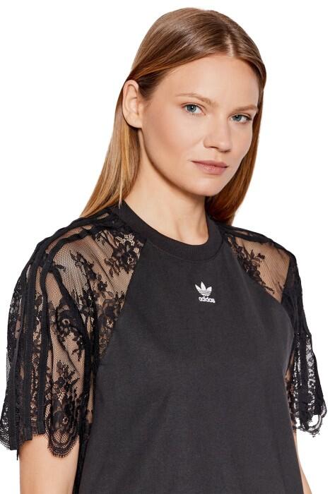 Adidas Kadın T-Shirt Elbise - HC4571 Siyah - 4