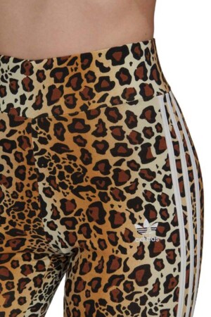 Adidas Kadın Tayt - HB4768 Leopar - 3