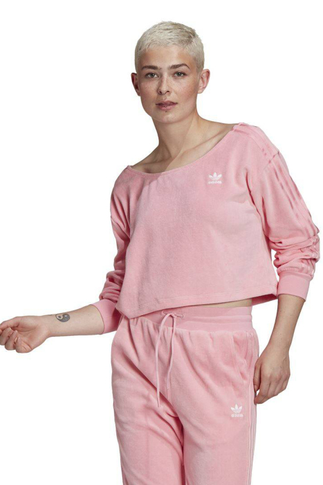 Adidas Kadın Triko SweatShirt - H18838 Pembe - 1