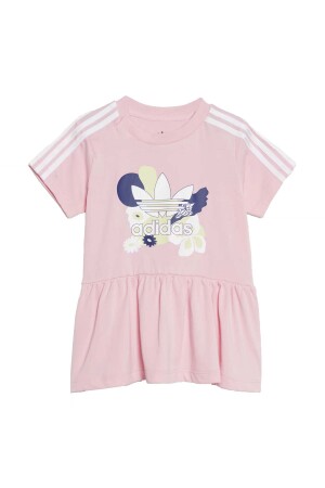 Adidas Kız Çocuk Elbise-Tayt Takım - HC1966 Çok Renkli - 2