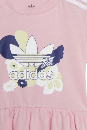 Adidas Kız Çocuk Elbise-Tayt Takım - HC1966 Çok Renkli - 6