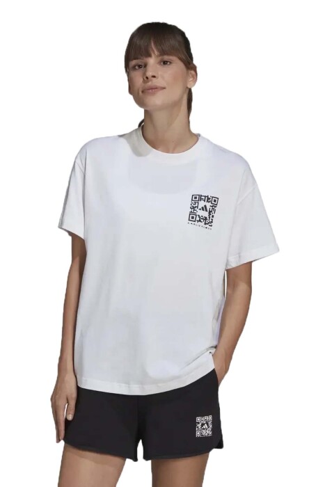 Adidas x Karlie Kloss Kadın Crop T-Shirt - HB1443 Beyaz - 1