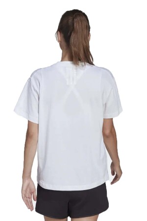 Adidas x Karlie Kloss Kadın Crop T-Shirt - HB1443 Beyaz - 2