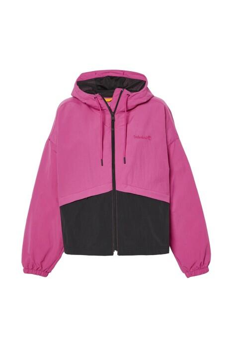 Anti-Uv Windbreaker Kadın Ceket - TB0A6BZJ Pembe/Siyah - 8