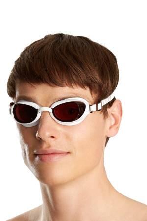 Aquapure Yüzücü Gözlüğü - 8-090048914 Beyaz/Kahverengi - Speedo