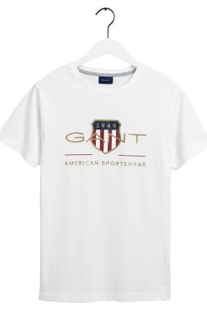 Archive Shield Erkek T-Shirt - 2003099 Beyaz - Thumbnail