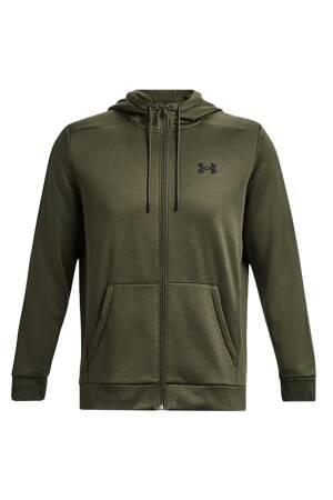 Armour Fleece Fz Hoodie Erkek Tam Boy Fermuarlı SweatShirt - 1373357 Yeşil - 4