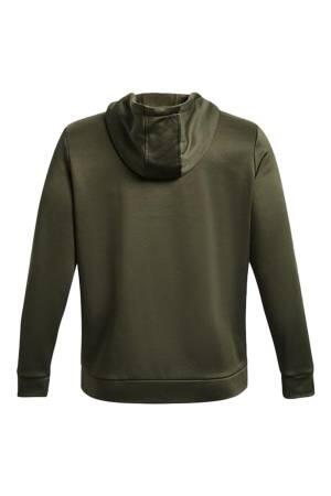 Armour Fleece Fz Hoodie Erkek Tam Boy Fermuarlı SweatShirt - 1373357 Yeşil - 5