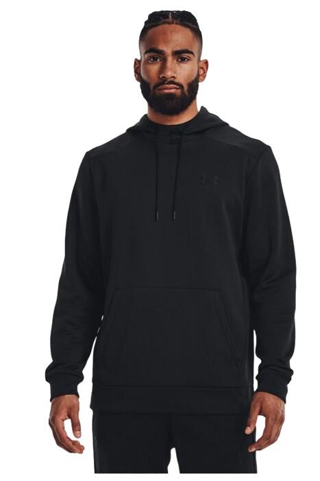 Under Armour - Armour Fleece Hoodie Erkek SweatShirt - 1373353 Siyah