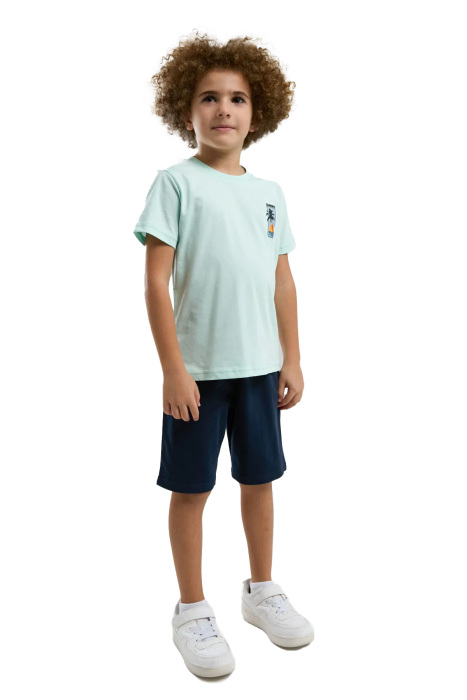Arnetta Erkek Bermuda Takım - AR3308-S Nil Yeşili - 1