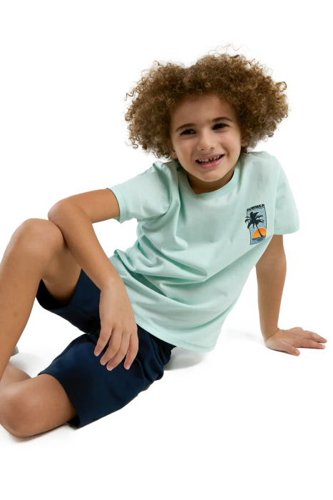 Arnetta Erkek Bermuda Takım - AR3308-S Nil Yeşili - 2