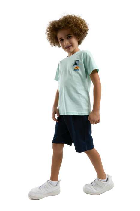 Arnetta Erkek Bermuda Takım - AR3308-S Nil Yeşili - 3
