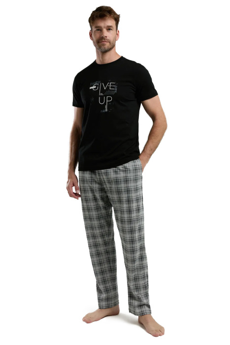 Arnetta Erkek Pijama Takımı - AR3350-S Siyah - 3