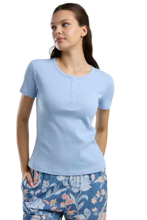 Arnetta Kadın Pijama Takımı - AR3200-S Mavi - 4