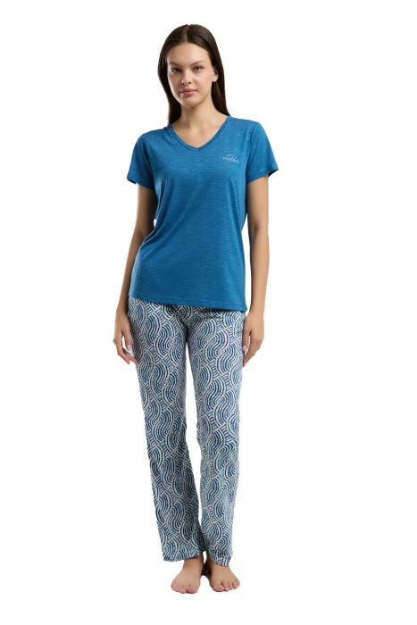 Arnetta Kadın Pijama Takımı - AR3209-S Lacivert - 3