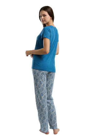 Arnetta Kadın Pijama Takımı - AR3209-S Lacivert - 5