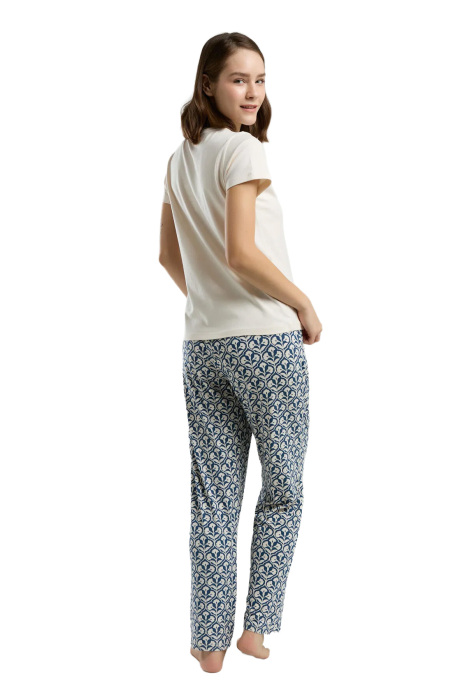 Arnetta Kadın Pijama Takımı - AR3212-S Bej - 5