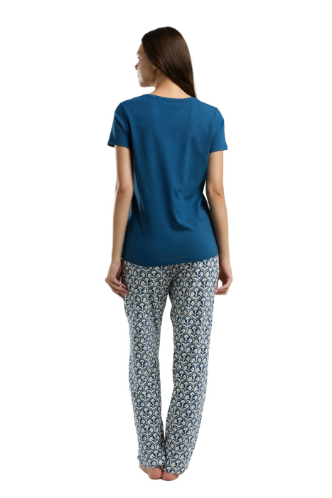 Arnetta Kadın Pijama Takımı - AR3212-S Lacivert - 4