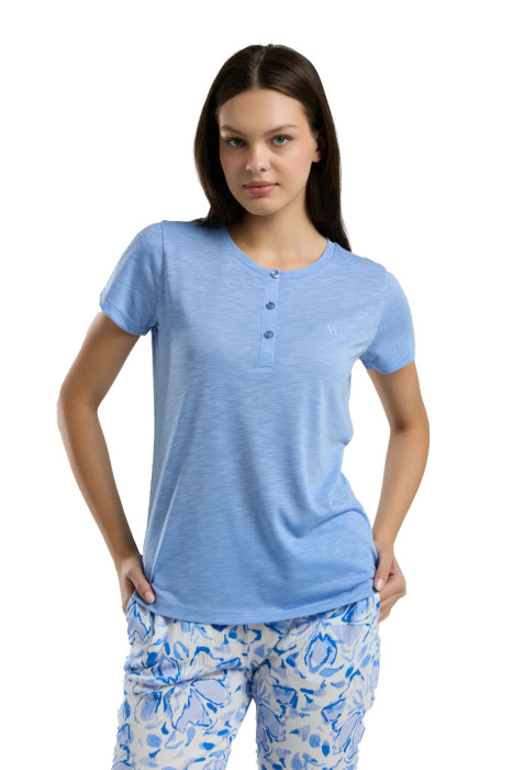 Arnetta Kadın Pijama Takımı - AR3244-X Açık Mavi - 1