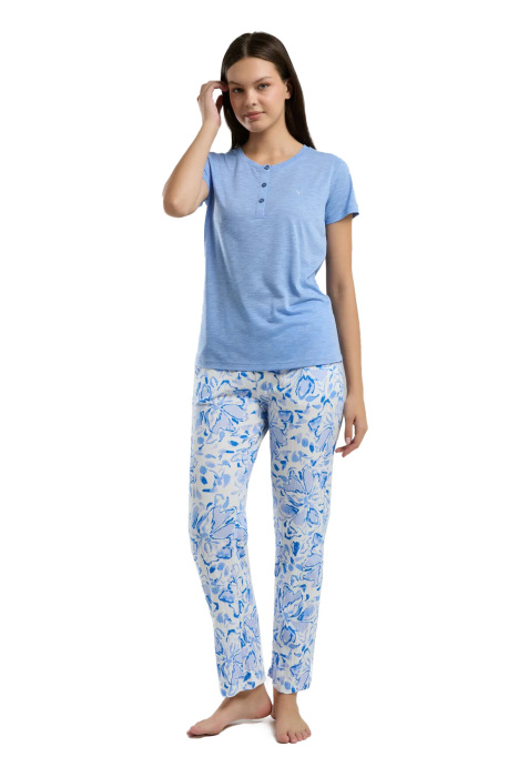 Arnetta Kadın Pijama Takımı - AR3244-X Açık Mavi - 2