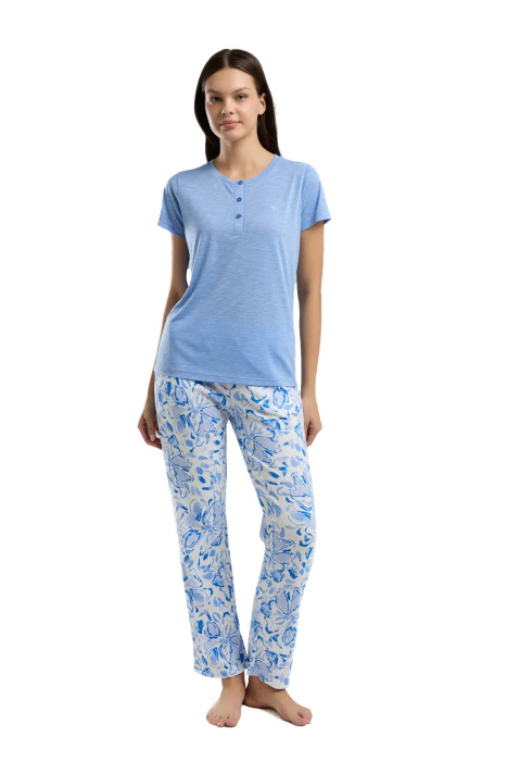 Arnetta Kadın Pijama Takımı - AR3244-X Açık Mavi - 3