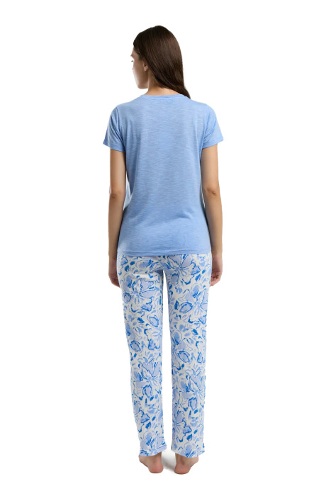 Arnetta Kadın Pijama Takımı - AR3244-X Açık Mavi - 5