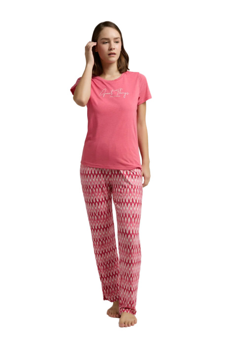 Arnetta Kadın Pijama Takımı - AR3248-S Pembe - 2