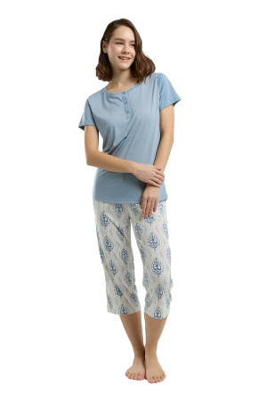 Arnetta Kadın Pijama Takımı - AR3257-S Gri - 2