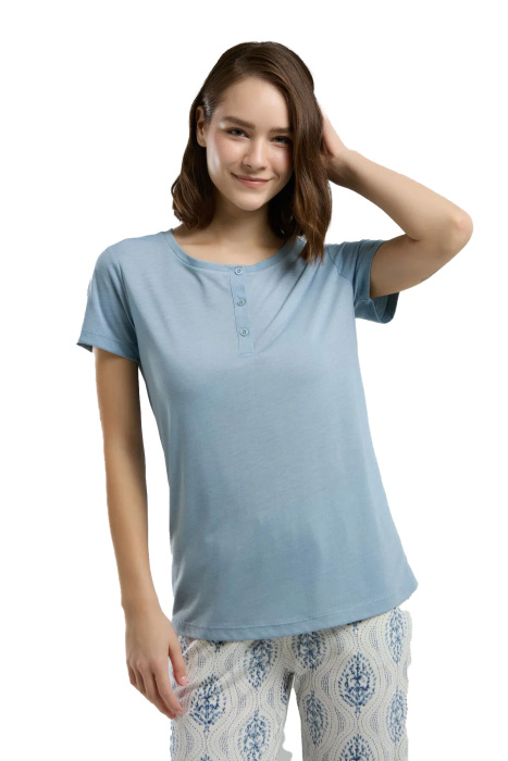 Arnetta Kadın Pijama Takımı - AR3257-S Gri - 4