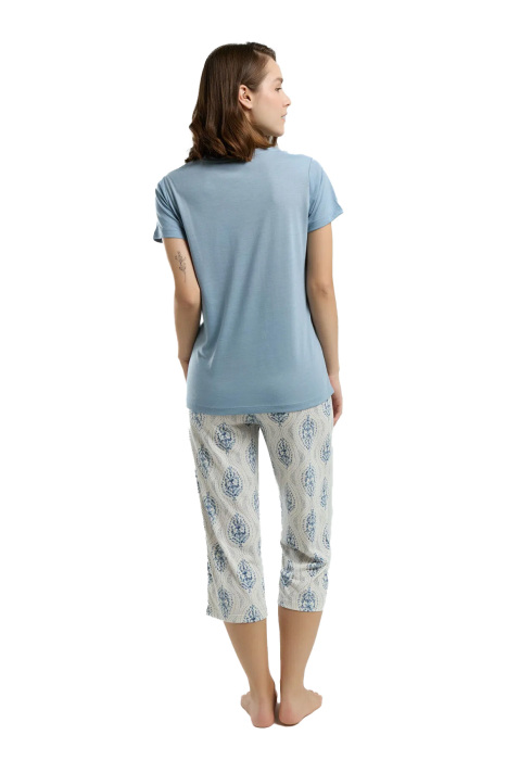 Arnetta Kadın Pijama Takımı - AR3257-S Gri - 5