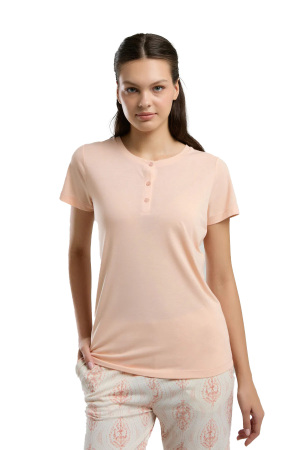 Arnetta Kadın Pijama Takımı - AR3257-S Somon - 4