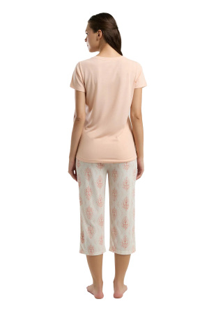 Arnetta Kadın Pijama Takımı - AR3257-S Somon - 5