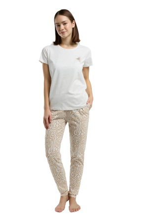 Arnetta Kadın Pijama Takımı - AR3303-S Beyaz - 2